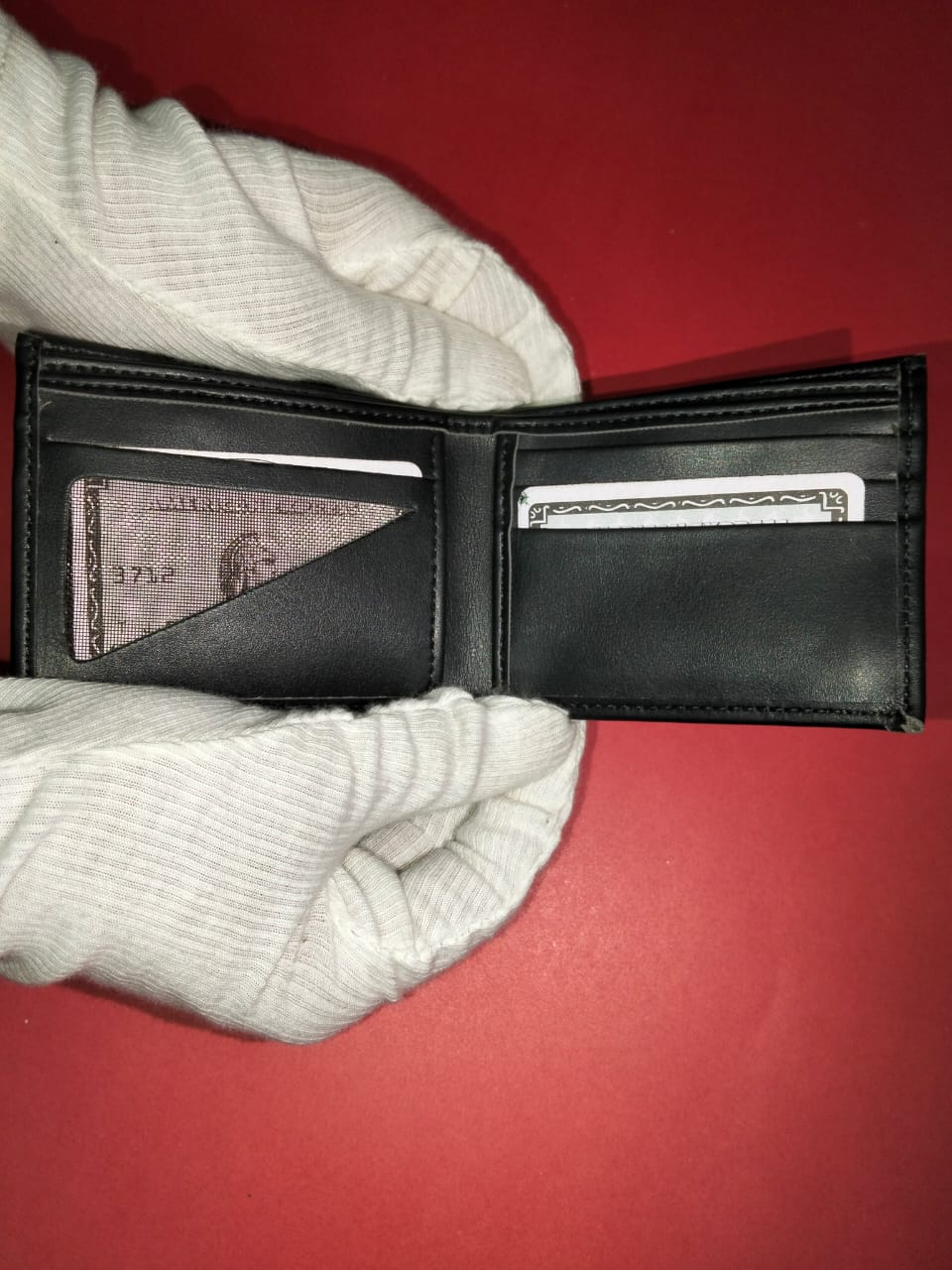 black wallet