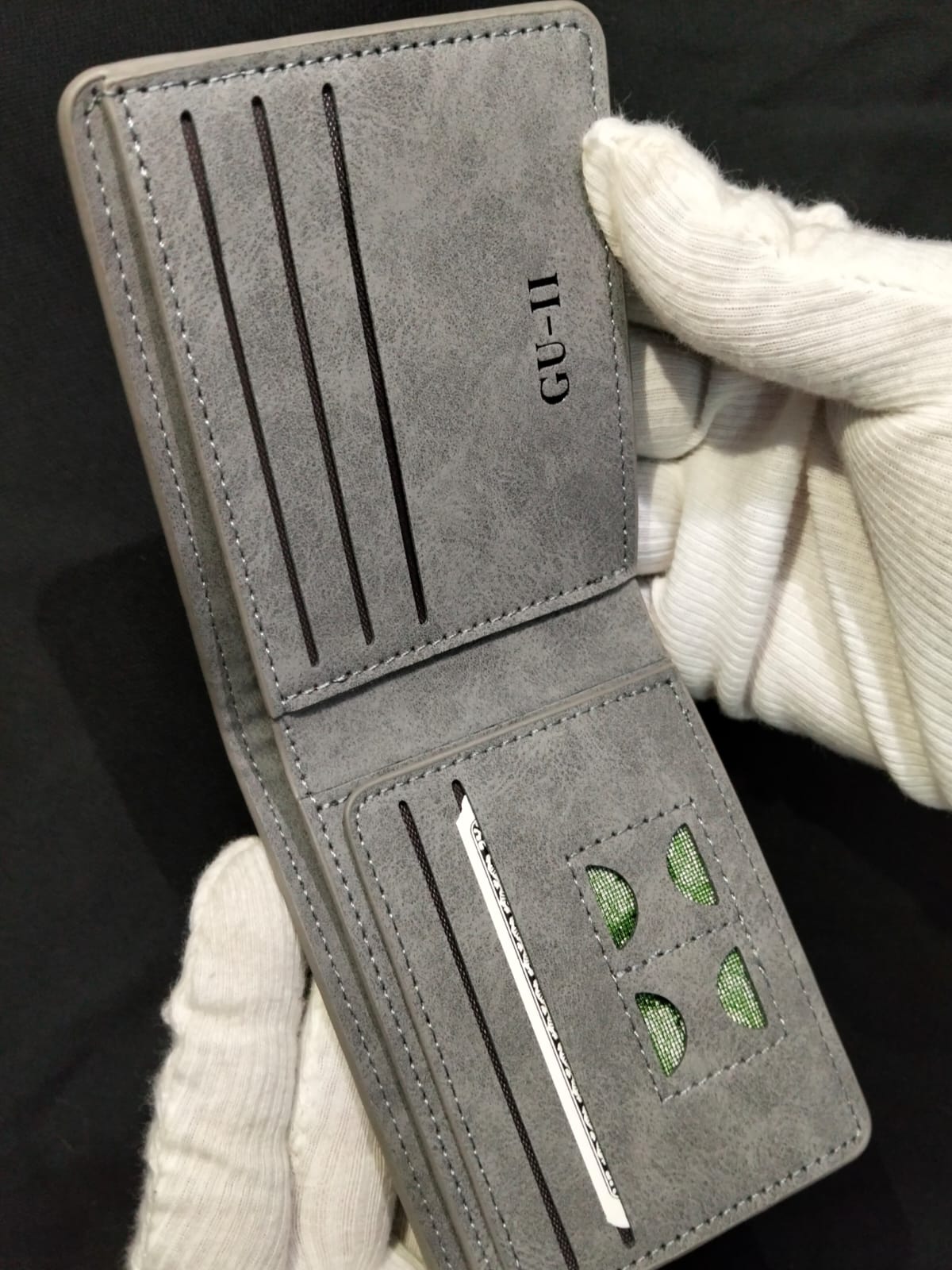 gray wallet