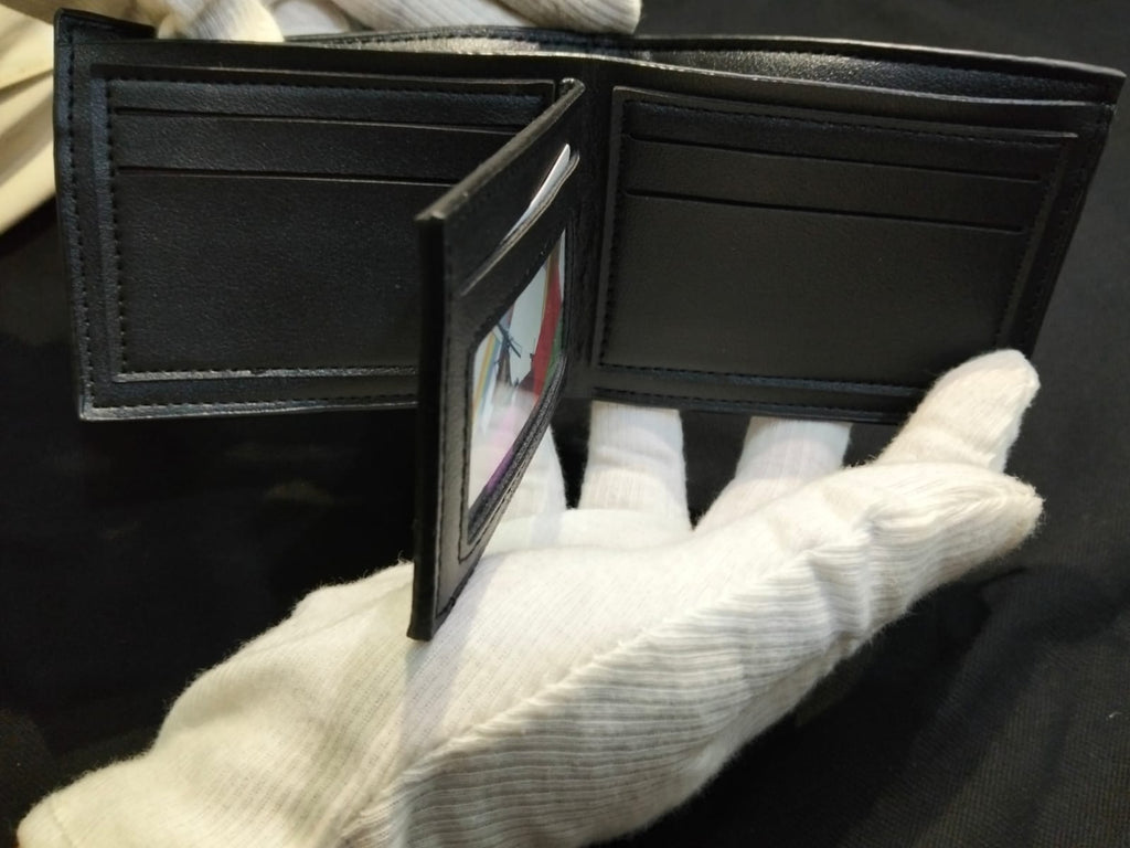 black wallet: