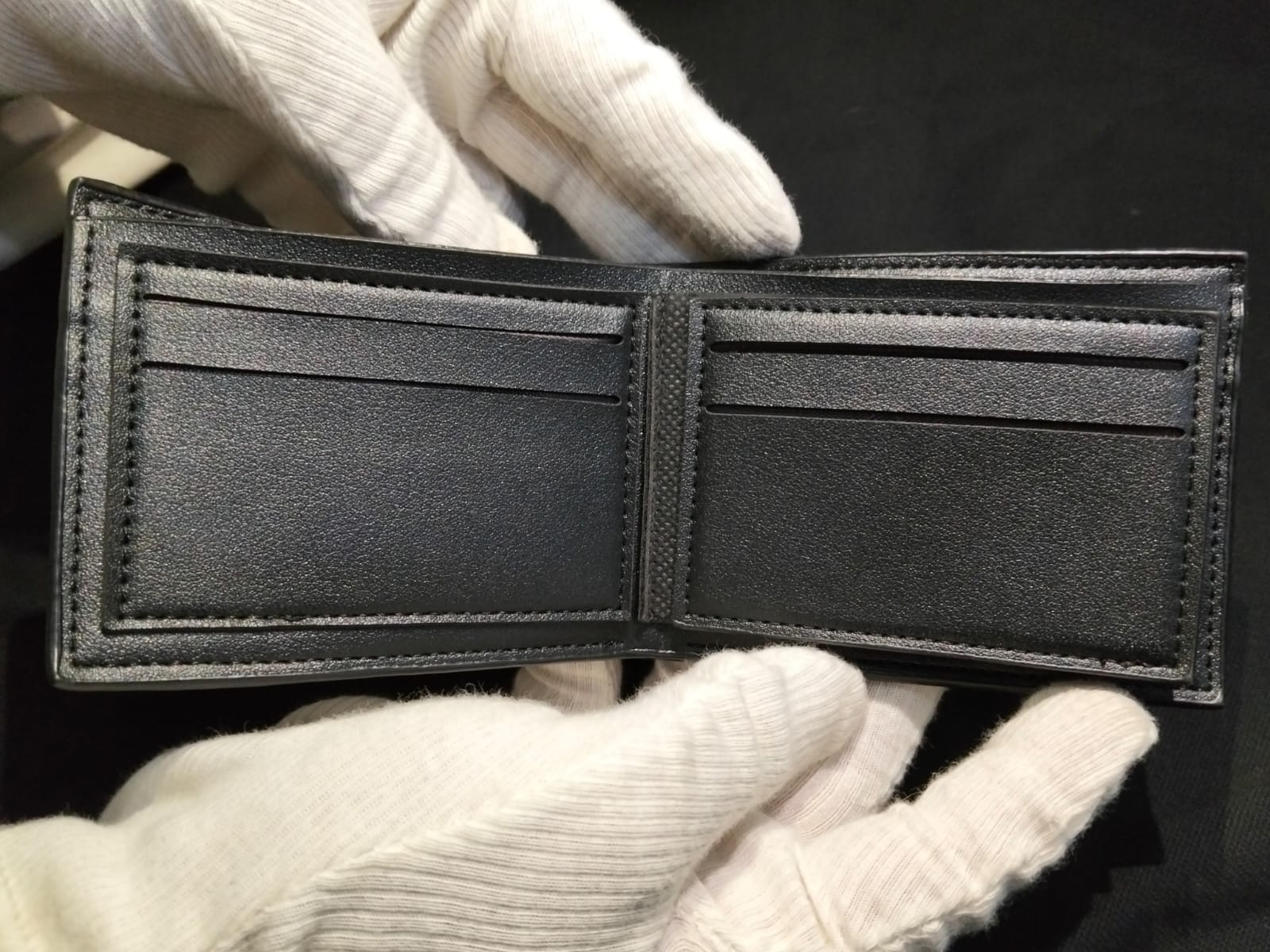 black wallet: